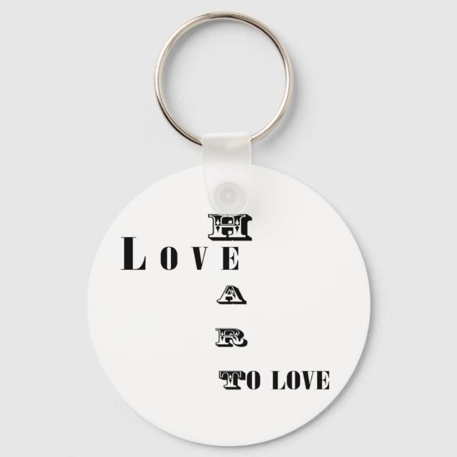 Love Key Ring (Front)