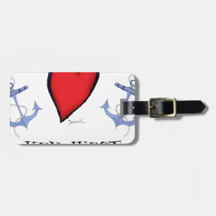 love key west luggage tag