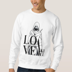 Love Kill: Mysterious Assassin Art Sweatshirt