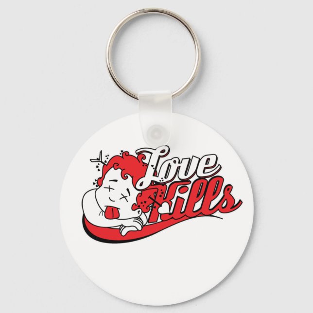 Love Kills Key Ring (Front)