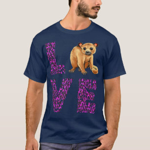 Love Kinkajou Purple Leopard Night Walker Kinkajou T-Shirt
