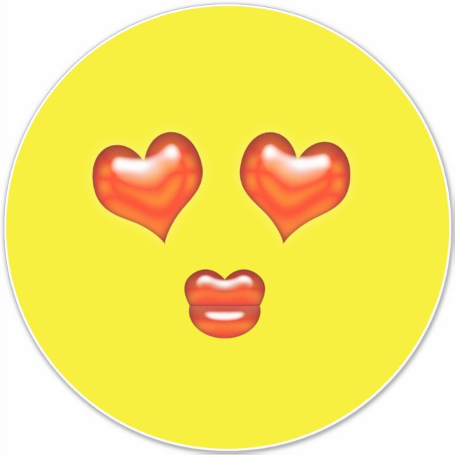 Love Kiss Hearts Emoji (Front)