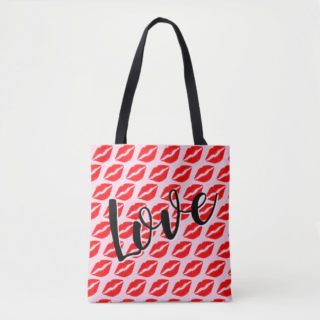 Love & Kisses Tote Bag (Front)