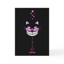 Love Kitty. Cute pink smiling cheshire cat