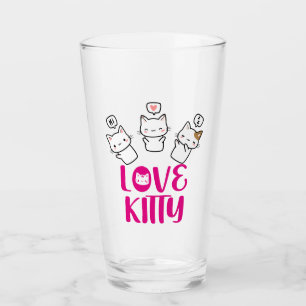LOVE KITTY -It's too cute- Glass