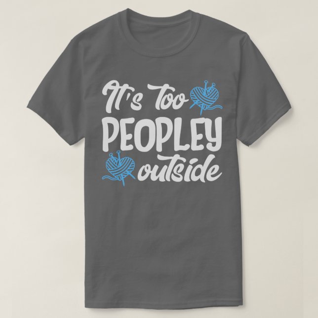 Love Knitting T-Shirt (Design Front)