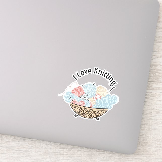 Love Knitting Yarn Bowl (Detail)