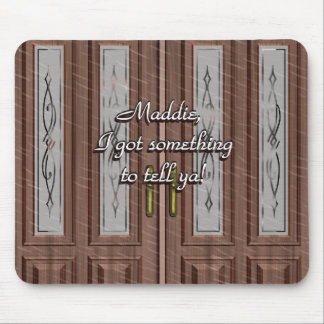 Love Knocks On Front Door Mousepad