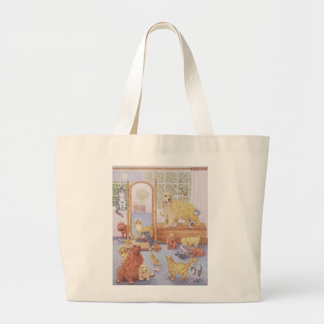 Love knows no bounds large tote bag (Front)