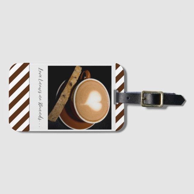 Love Knows No Bounds Luggage Tag (Front Horizontal)
