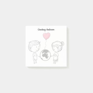 Love Knows No Distance Post-It Notes