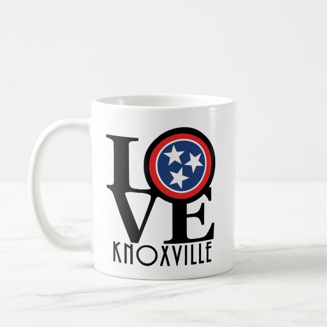 LOVE Knoxville TN 11oz Coffee Mug (Left)