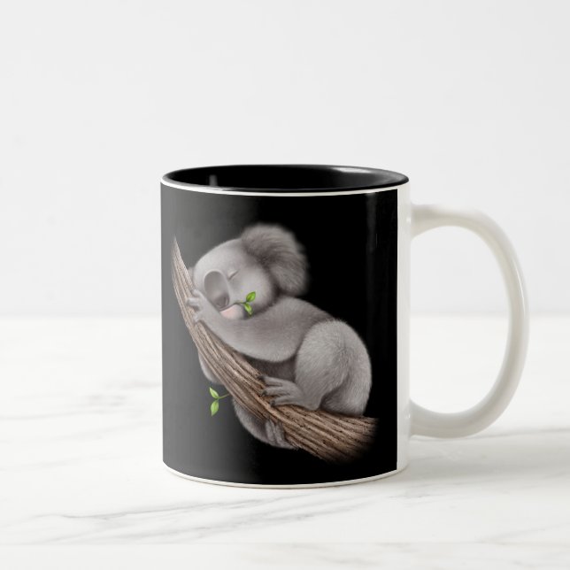 Love Koala Bears  Two-Tone Coffee Mug (Right)