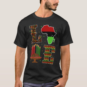 Love Kwanzaa African American Africa Culture Kinar T-Shirt