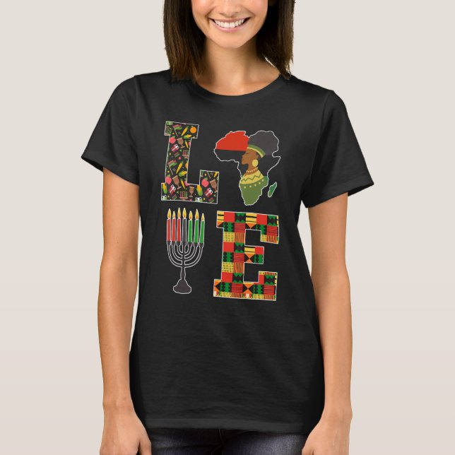 Love Kwanzaa T-Shirt (Front)