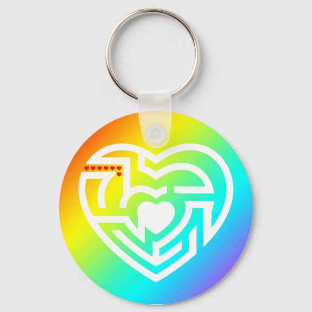 love labyrinth key ring (Front)