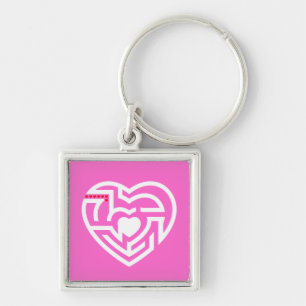 love labyrinth key ring