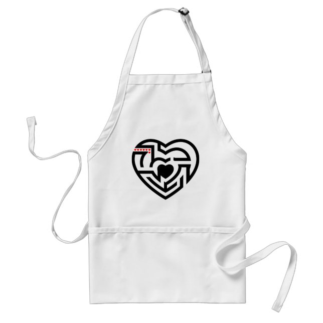 love labyrinth standard apron (Front)