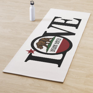 LOVE Laguna Beach California Yoga Mat