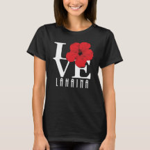 LOVE Lahaina Red Hibiscus