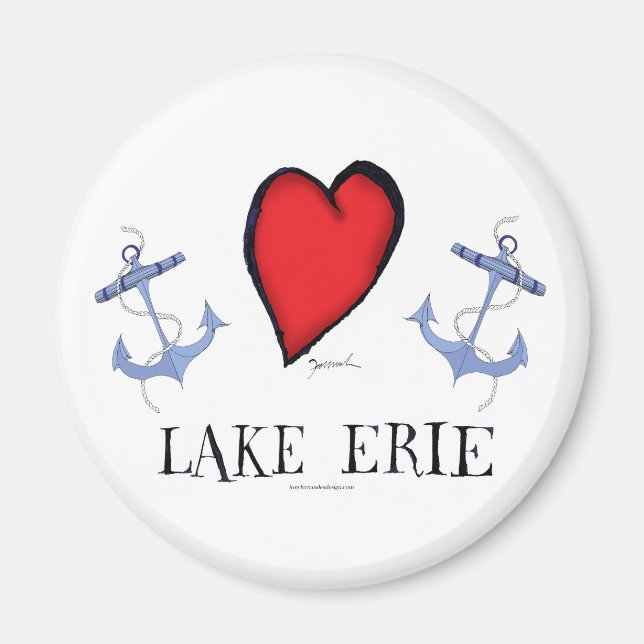 love lake erie magnet (Front)