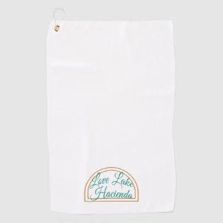 Love Lake Hacienda Golf Towel