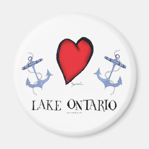 love lake ontario magnet