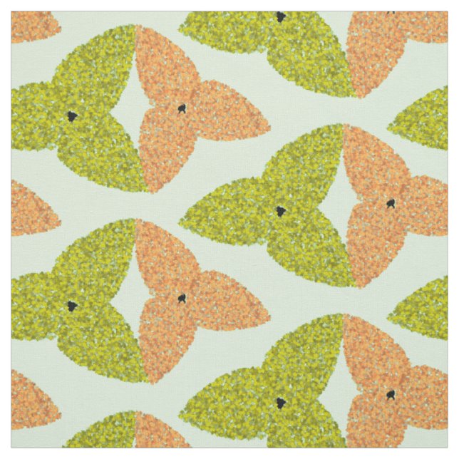 Love Lambs Eat Leaves Craft Fabric (Swatch)