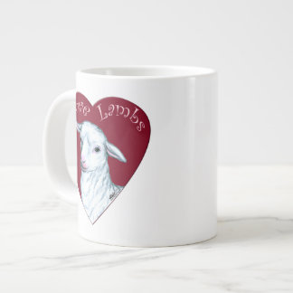 Love Lambs Large Coffee Mug