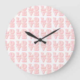 LOVE LARGE CLOCK
