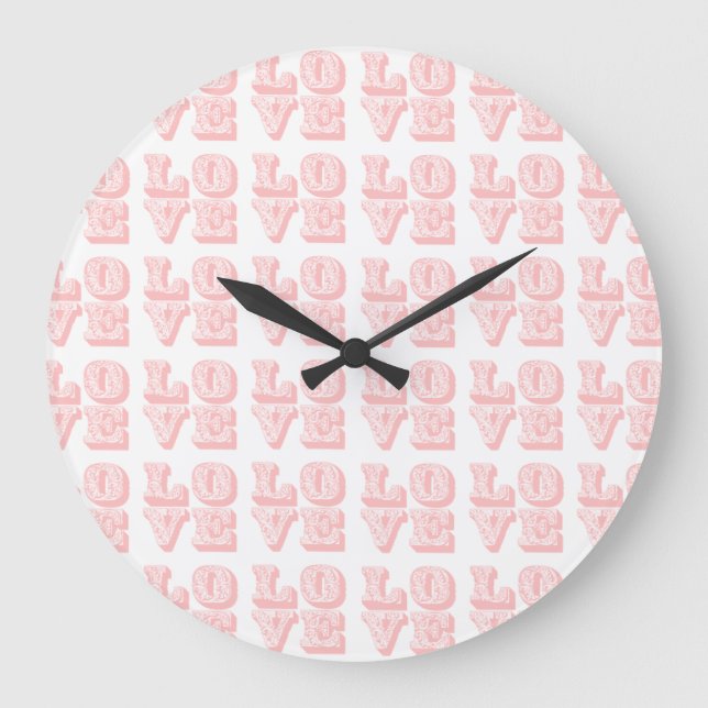 LOVE LARGE CLOCK (Front)