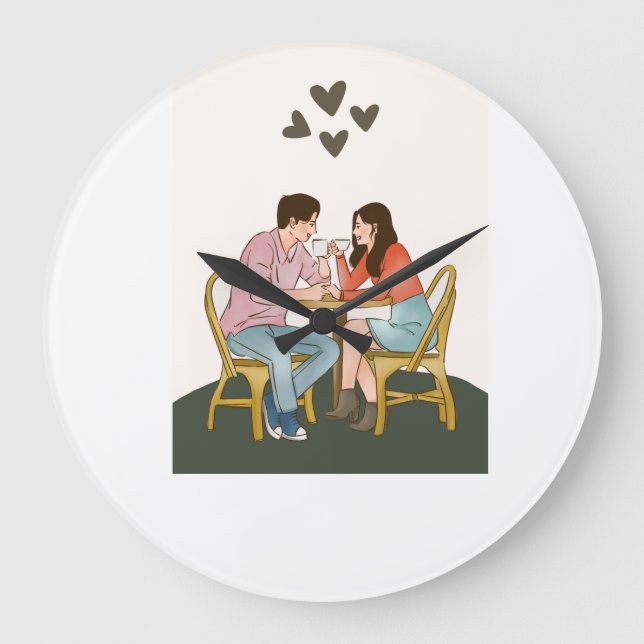 Love Large Clock (Front)