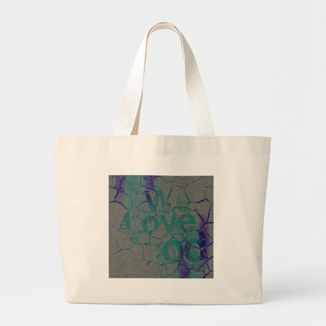 Love Large Tote Bag (Front)