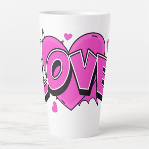LOVE latte mug