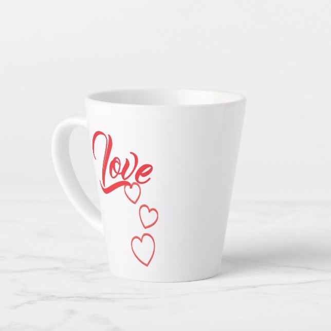 Love Latte Mug (Left Angle)