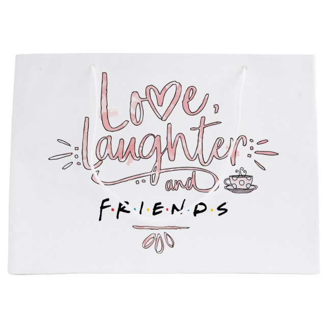Love, Laughter and FRIENDS™ Large Gift Bag (Front)