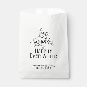 Love, Laughter, and Happily Ever After Favour Bags