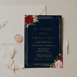 Love & Laughter Before Happily Ever After Invitation