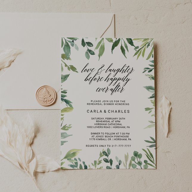 Love & Laughter Before Happily Ever After Invitation (Creator Uploaded)