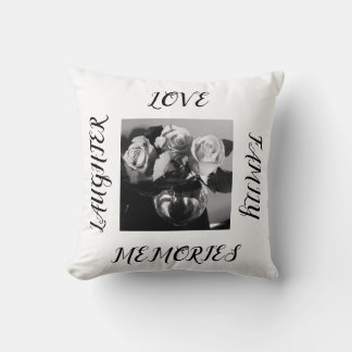 Love, Laughter, Family, Memories Cushion