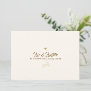 Love & Laughter for the Family Holiday Season Card