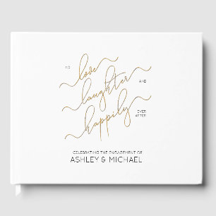 Love Laughter Happily Ever After Guestbook