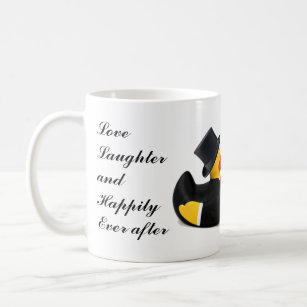 Love, laughter & happily ever after - wedding gift coffee mug