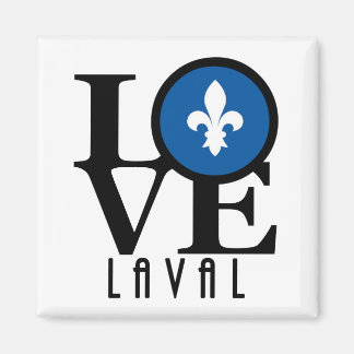 LOVE Laval Quebec Magnet