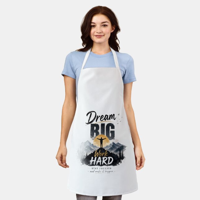 Love Leads the Way Inspirational Kitchen Apron (Worn)