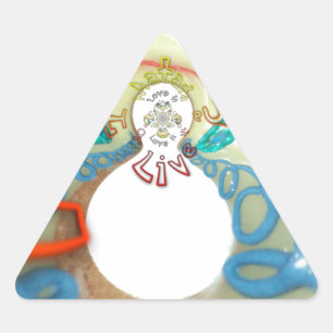 Love leave it or Live it Hakuna Matata Triangle Sticker