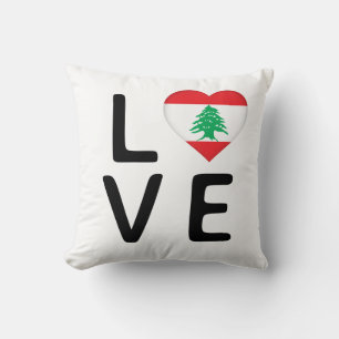 Love - Lebanon Flag Cushion