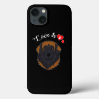 Love Leonberger Dog Owner Paw Heart Gift