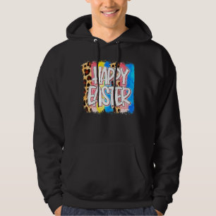 Love Leopard, Happy Easter Bunny Ears Hoodie