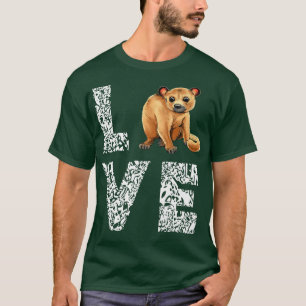 Love Leopard Kinkajou Night Walker Kinkajou Lover  T-Shirt